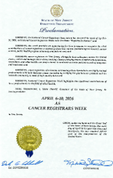 New Jersey Recognizes Cancer Registrars during NCRW 2026